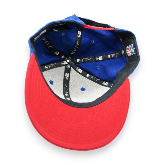 New Era 9fifty Snapback Hat Cap Men NFL NY Giants New‎ York Football Size M-L - Picture 7 of 7